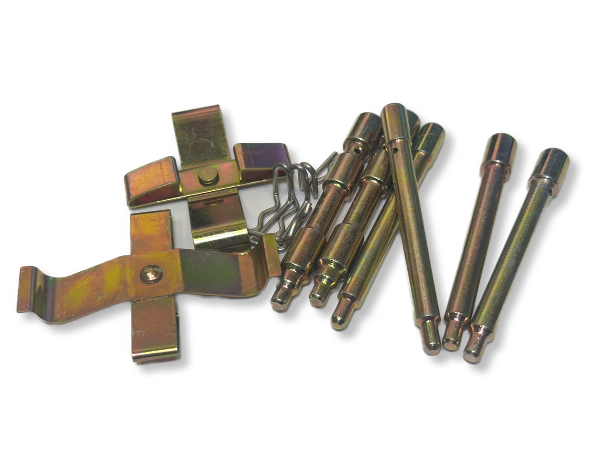PMB Performance Porsche 914-6 rear pad hardware kit for 1970-72 models, includes brake hardware components on white background.