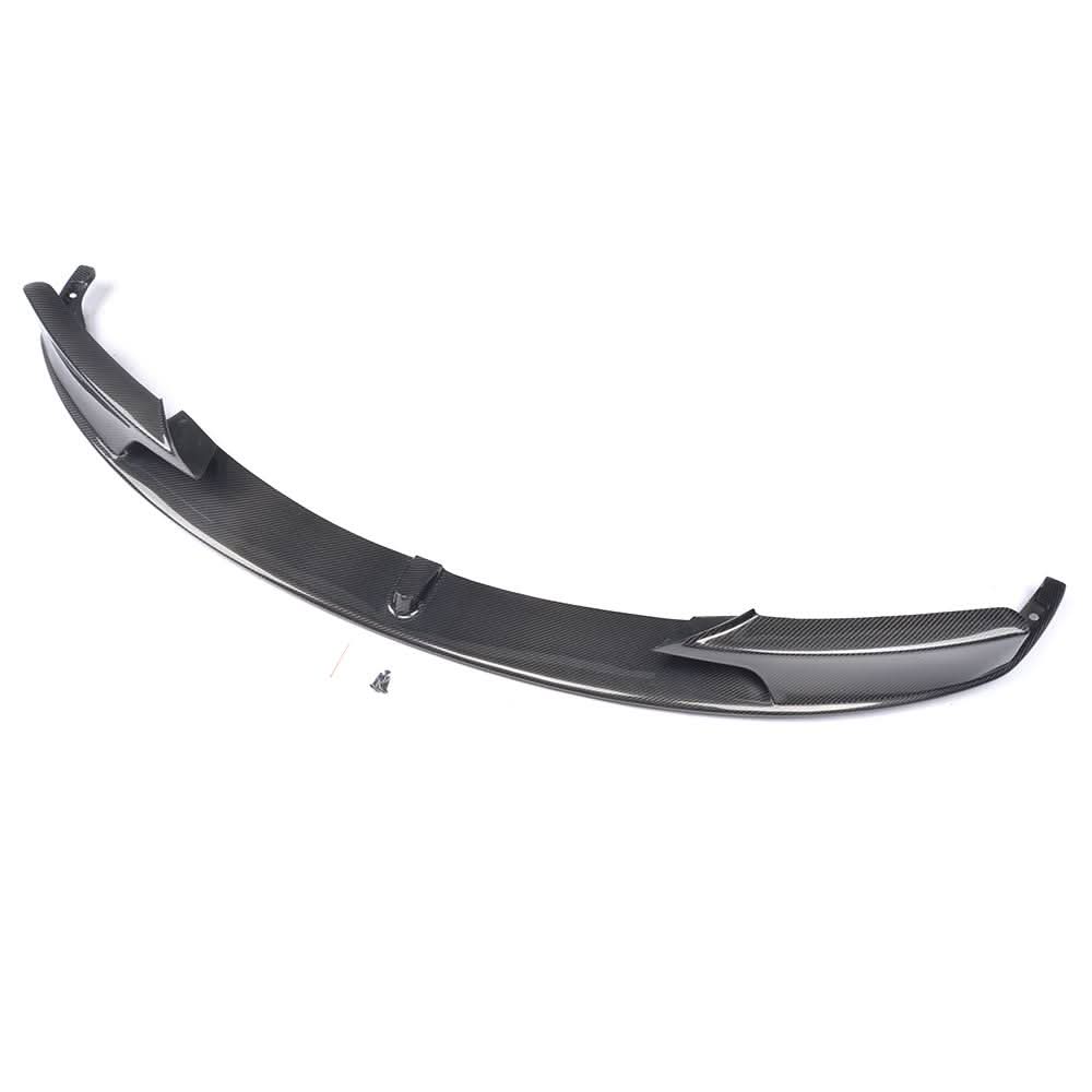 Carbon fiber P-style front lip for BMW F30 M Sport M Tech, 2012-2017, by K2 Industries, shown on a BMW F30.