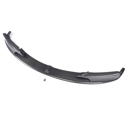 Carbon fiber P-style front lip for BMW F30 M Sport M Tech, 2012-2017, by K2 Industries, shown on a BMW F30.