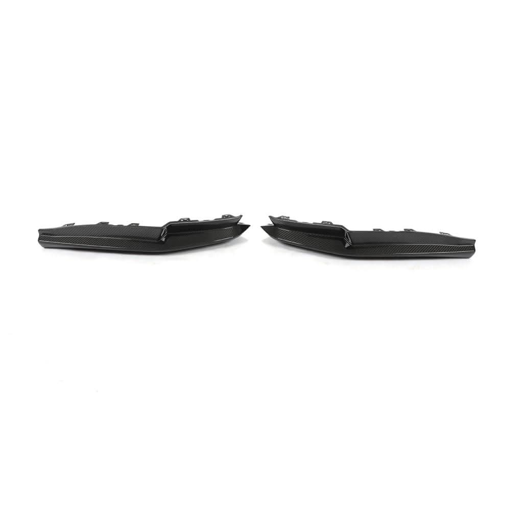 K2 Industries dry carbon fiber rear diffuser for BMW G80 M3 and G82 G83 M4 Competition, showcasing sleek aerodynamic design