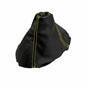 Black Leather MANUAL Shift Boot Cover For Porsche 911 997 2005-2012
