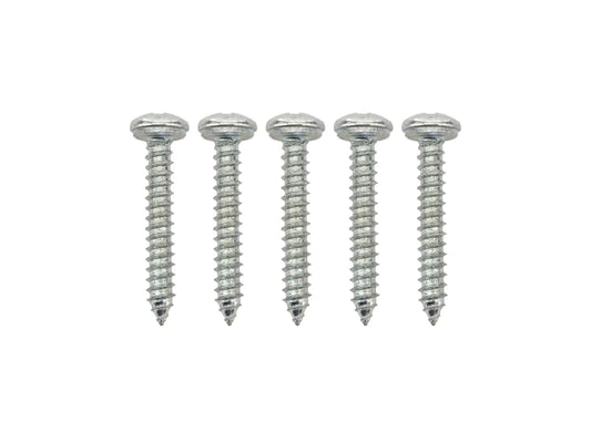 Pack of five 25mm Westfalia self-tapping screws from GoWesty for hardware fastening and assembly.