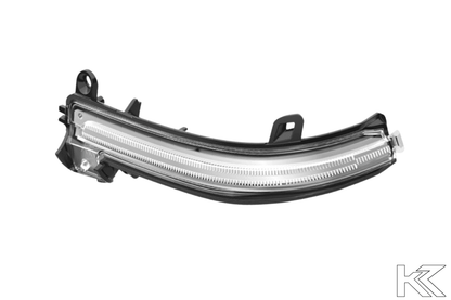 OSRAM LEDriving Dynamic LED mirror side indicators on BMW 1 Series, 2 Series, 3 Series, 4 Series, and X1 vehicles.