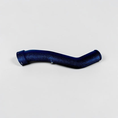 Blue aluminum charge pipe for BMW 3 Series, M models, X3, and X4 by Palenon Performance, designed for improved turbo performance.