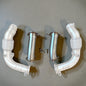 Palenon Performance S68 racing downpipes for BMW G90 G99 M5, showing polished stainless steel downpipe components.