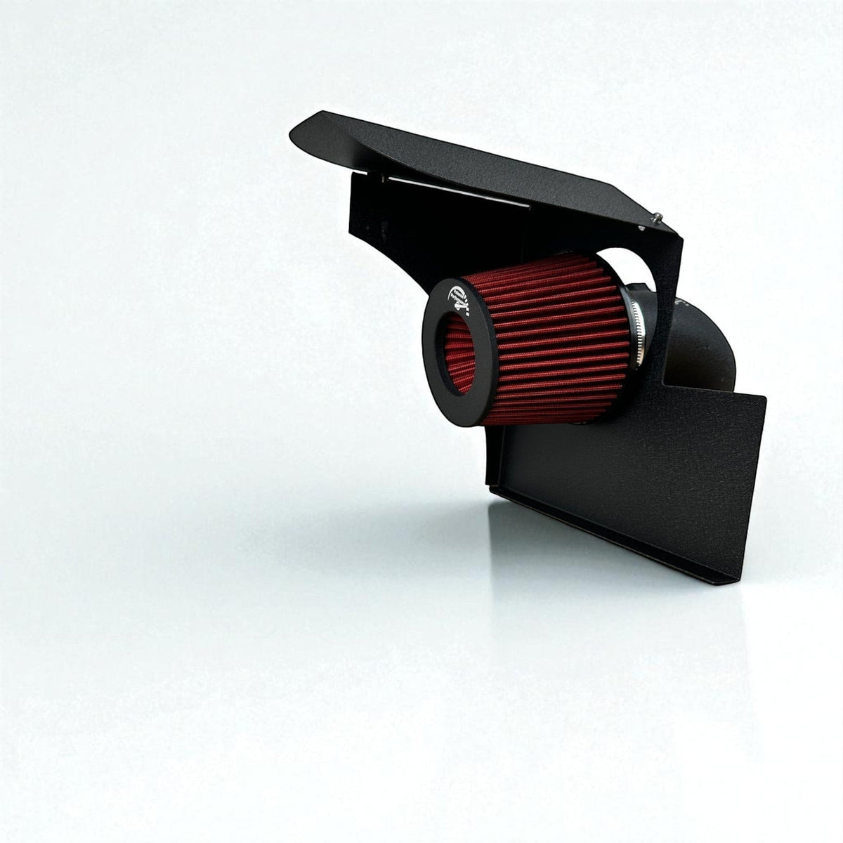 Palenon Performance cold air intake for BMW B48 and B46 engines, shown installed in a BMW 230i, 330i, 430i, 320i, 420i.