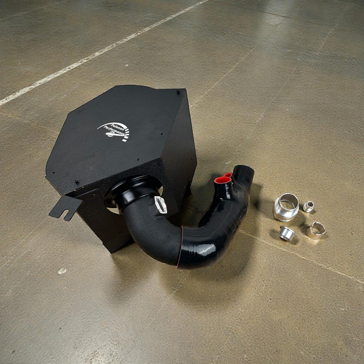 Palenon Performance high flow cold air intake for BMW Z4 G29 2.0T, showing the sleek black air intake system installed in the engine bay.