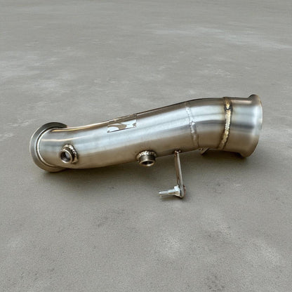Palenon Performance N55 Racing Downpipe for BMW 335i, 435i, M2, M135i, M235i with EWG and PWG options.
