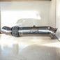 Palenon Performance stainless steel N55 downpipe for BMW 535i, 640i, 740i, X5, X6 F chassis, showing polished metal and flanges.