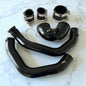 Close-up of Palenon Performance aluminum S55 charge pipe upgrade for BMW F87 M2C, F80 M3, and F82 M4 engines.
