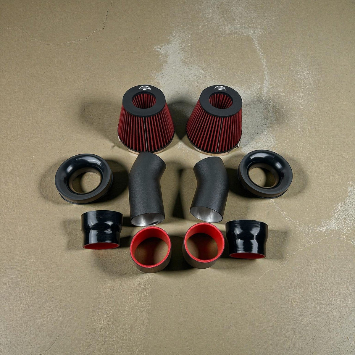 Palenon Performance S63 Cold Air Intake for BMW F90 M5, F92 M8, F93 M8 Competition showing the black air intake system.