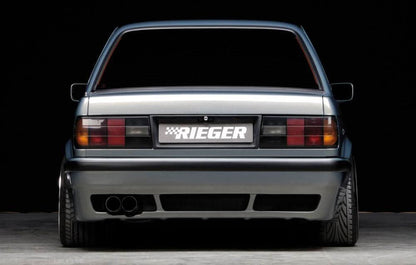 K2 Industries vented rear skirt extension for BMW E30 Pre-Facelift, side skirt upgrade with vented design and sleek styling.