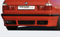 BMW E34 Sedan/Wagon vented rear apron by K2 Industries, designed to resemble E39 style for a sleek, sporty look.