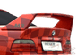 K2 Industries BMW E36 Convertible GT Wing spoiler without third brake light, aerodynamic design for BMW E36 convertible.