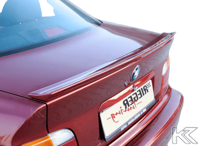 K2 Industries BMW E36 Convertible rear flap spoiler, aerodynamic car spoiler with sleek design for BMW E36 models.