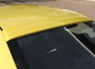 K2 Industries Rieger BMW E36 Coupe rear window cover, black protective window shield with branding visible in the image.