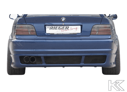 K2 Industries vented rear side skirt for BMW E36 with E46 look, stylish automotive body kit component.
