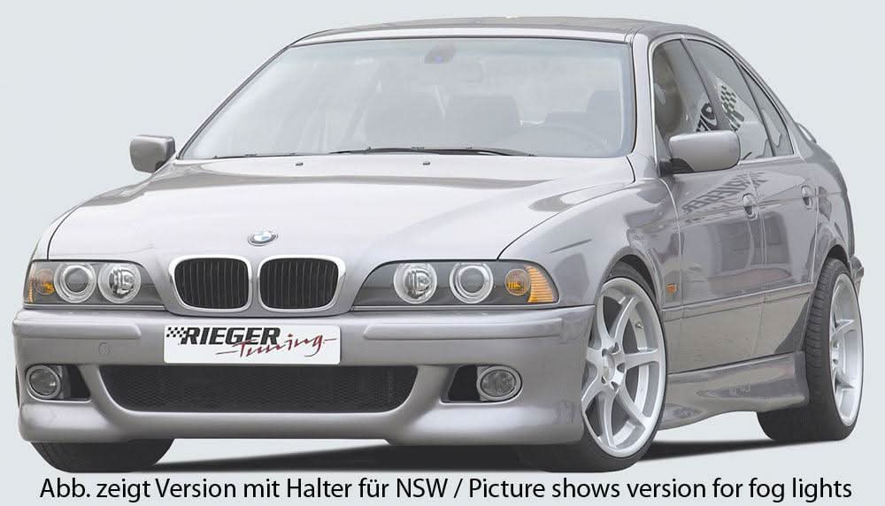 K2 Industries BMW E39 sedan and wagon front bumper, durable replacement part with sleek design and precise fit.