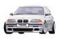 K2 Industries Rieger BMW E46 Sedan/Wagon front lip, aerodynamic car bumper lip for improved style and performance.