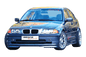 K2 Industries Rieger BMW E46 Sedan/Wagon Pre Facelift Front Lip V2, car front lip enhancement on a sleek BMW E46 model