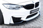 K2 Industries BMW F80/82 front splitter, a sleek car front lip designed for sporty enhancement and aerodynamic performance.