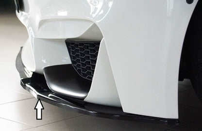 K2 Industries BMW F80/82 front splitter, a sleek front lip accessory with aerodynamic design for F80 and F82 models.