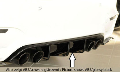K2 Industries BMW F82 M4 rear skirt insert side skirt, black aerodynamic car accessory for sporty exterior styling.