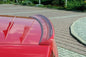 K2 Industries VW Passat 3B rear lip spoiler mounted on the car's rear, enhancing aerodynamics and sporty appearance.