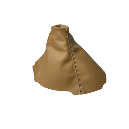 For Porsche 911 997 2005-2012 Genuine Leather Shift Boot Cover In Sand Beige