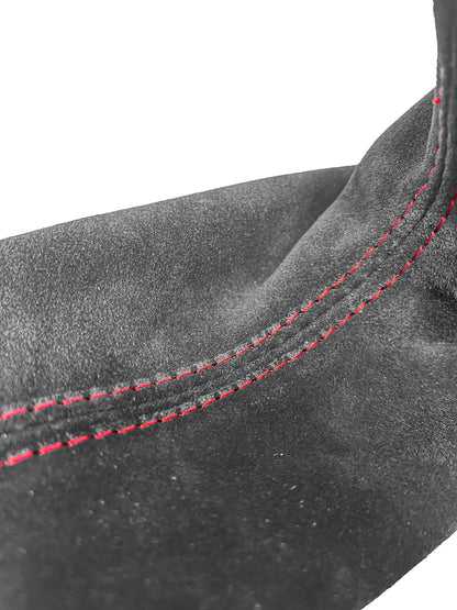Black Genuine Suede Shift Boot Cover For Porsche Boxster 911 986 996 1997-2004