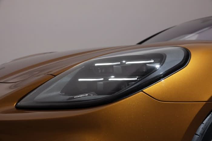K2 Industries Porsche 718 982 modern LED headlights with sleek design upgrade for 2024+ models, featuring stylish lighting elements.