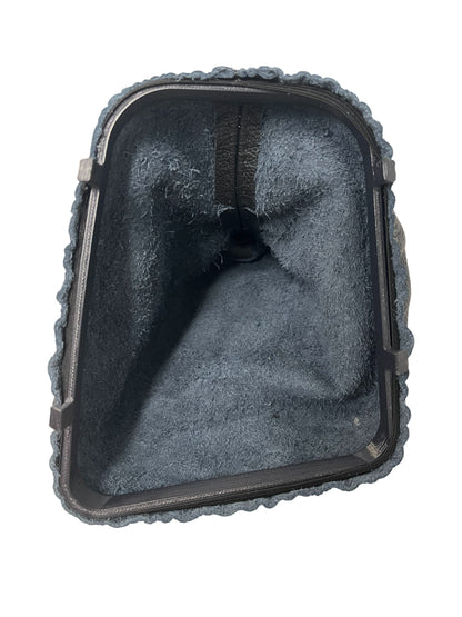 Genuine top grain leather BMW E36 E46 manual shift boot cover with retainer frame by JTS Custom Upholstery.