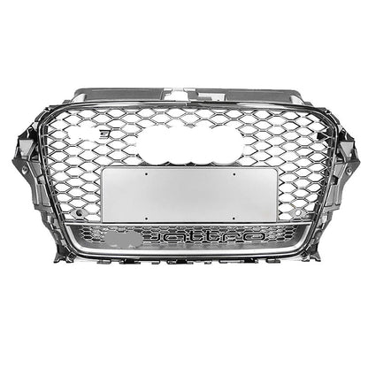 RS3 Style Grille fits Audi A3 S3 8V 2013-2016 RS3 Quattro Hex Mesh
