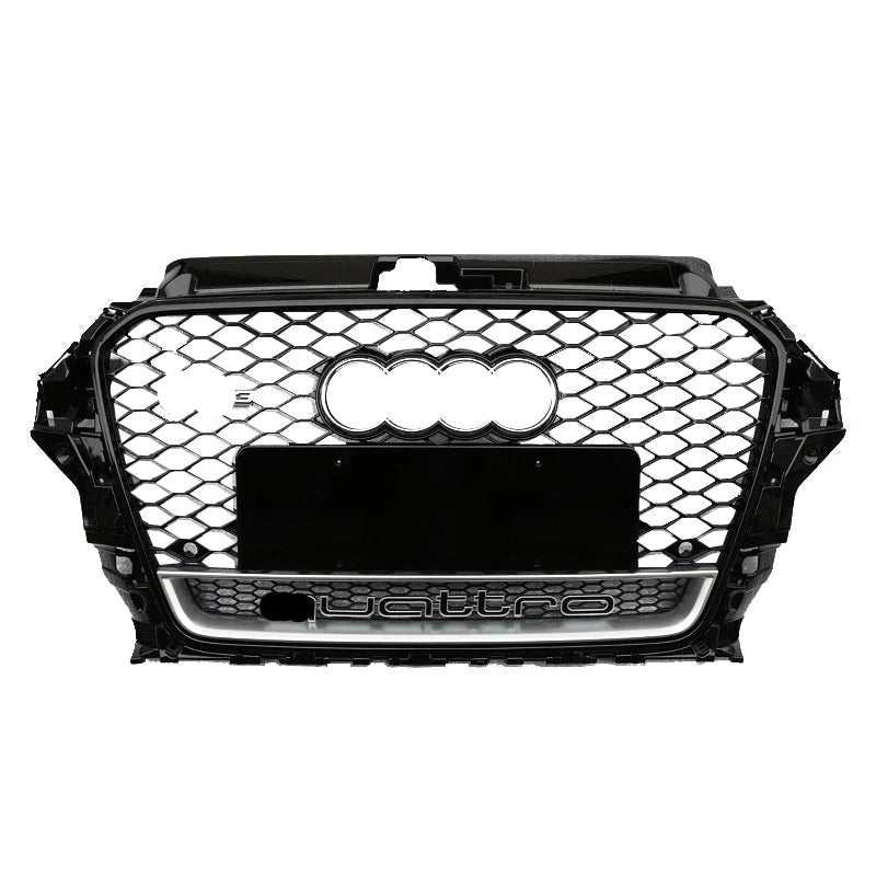 RS3 Style Grille fits Audi A3 S3 8V 2013-2016 RS3 Quattro Hex Mesh
