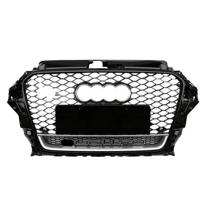 RS3 Style Grille fits Audi A3 S3 8V 2013-2016 RS3 Quattro Hex Mesh