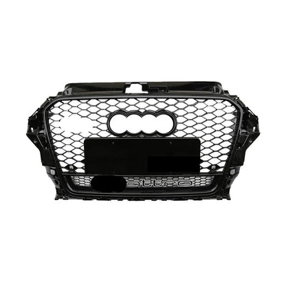 RS3 Style Grille fits Audi A3 S3 8V 2013-2016 RS3 Quattro Hex Mesh