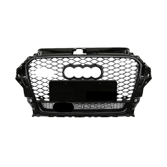 RS3 Style Grille fits Audi A3 S3 8V 2013-2016 RS3 Quattro Hex Mesh
