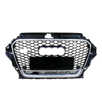 RS3 Style Grille fits Audi A3 S3 8V 2013-2016 RS3 Quattro Hex Mesh