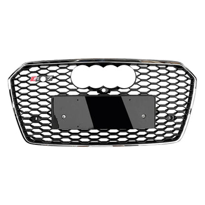 Bayern MotorWerks Upgrade Grille fits Audi A7 S7 C7.5 2016-2018 RS7 Style Facelift Honeycomb