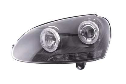 VW Golf 5 Black Angel Eye Headlights with DRL (2003-2008)