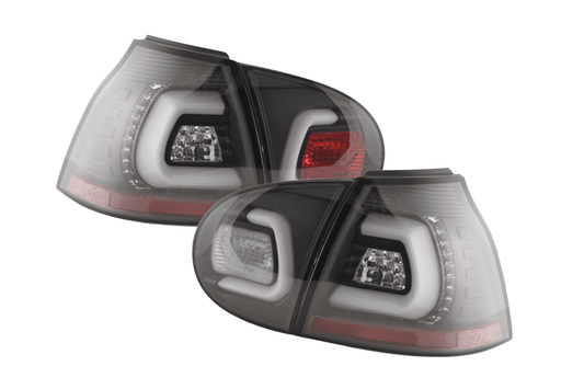 VW Golf 5 Mk5 Black LED Tail Lights (2003-2008) - AudiGear.com - Tail Lights