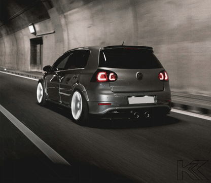 VW Golf 5 Mk5 Black LED Tail Lights (2003-2008)