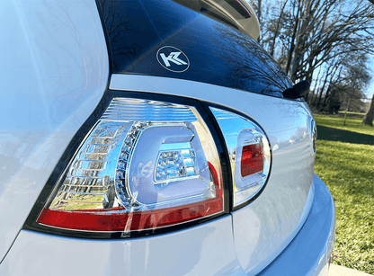 VW Golf 5 Mk5 Chrome Clear LED Tail Lights (2003-2008)