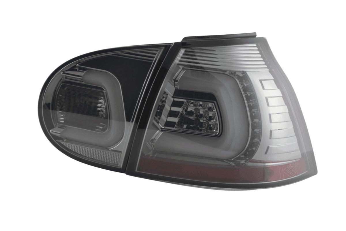 VW Golf 5 Mk5 Chrome Smoked LED Tail Lights (2003-2008)