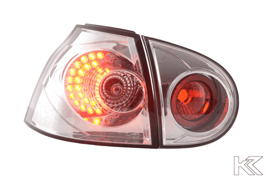 VW Golf 5 Mk5 OEM Style Chrome Tail Lights (2003-2008) - AudiGear.com - Tail Lights