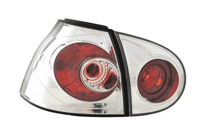 VW Golf 5 Mk5 OEM Style Chrome Tail Lights V2 (2003-2008)