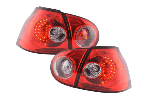 VW Golf 5 Mk5 OEM Style Red Tail Lights (2003-2008) - AudiGear.com - Tail Lights