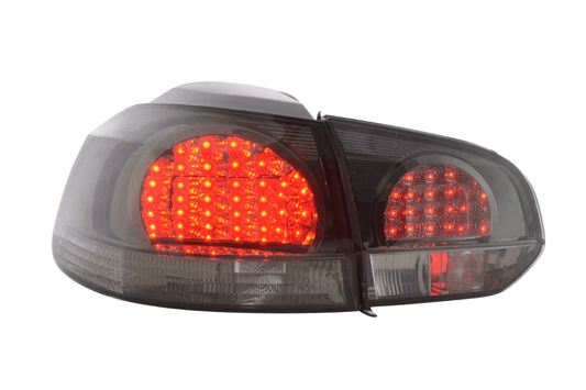 VW Golf 6 MK6 GTI Clear/Smoked LED Tail Lights (2008-2014) - AudiGear.com - Tail Lights