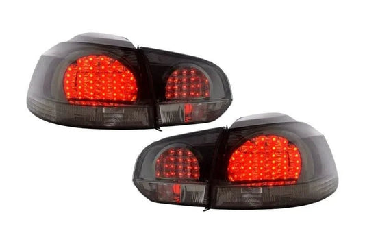 VW Golf 6 MK6 GTI Clear/Smoked LED Tail Lights (2008-2014) - AudiGear.com - Tail Lights