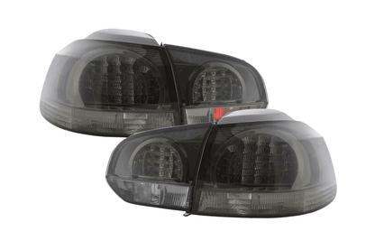 VW Golf 6 MK6 GTI Clear/Smoked LED Tail Lights (2008-2014)